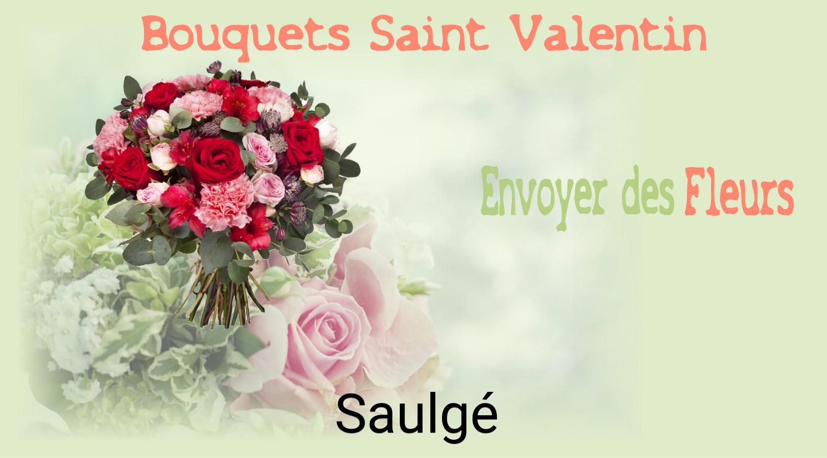 Roses de Saint-Valentin livrées à Saulgé